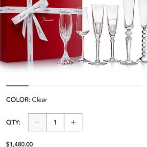 Baccarat Elegant Crystal Glass Collection